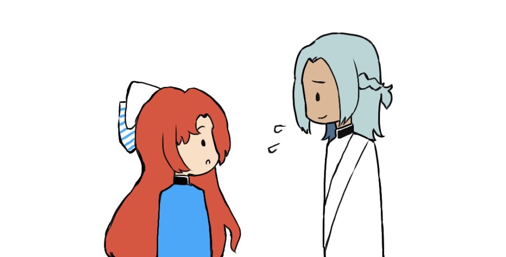フィーアとカーティス団長