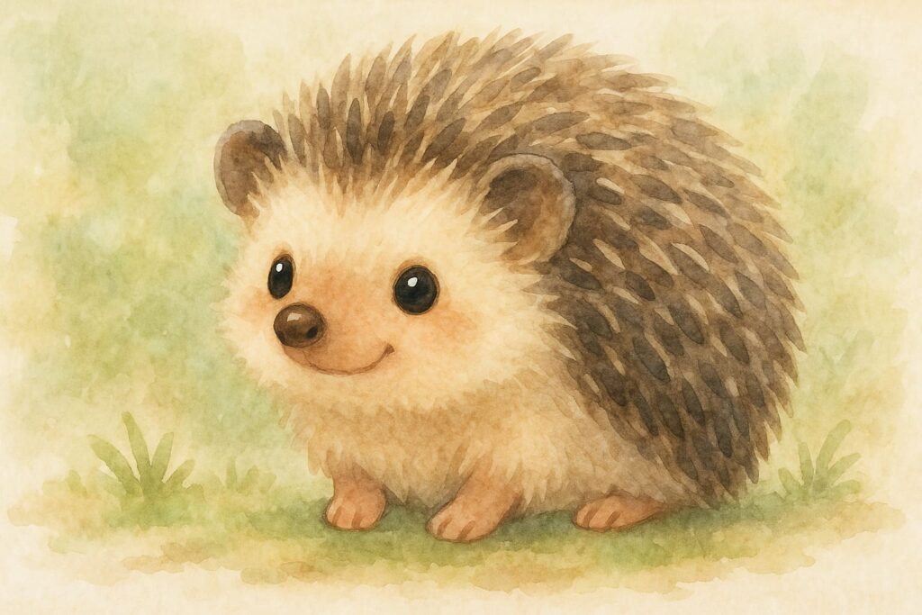 かわいいハリネズミ