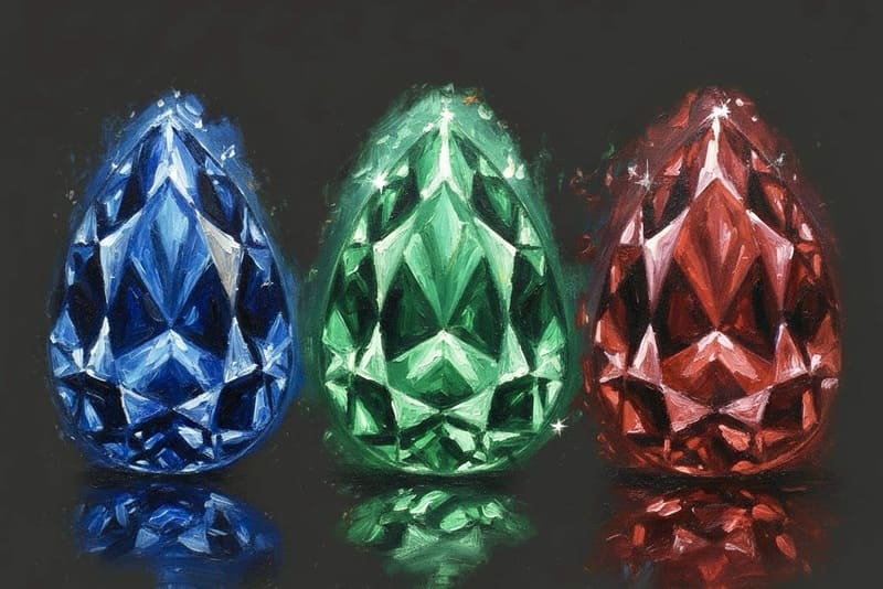 サファイア・エメラルド・ルビー(ブルー・グリーン・レッドの元の名前)