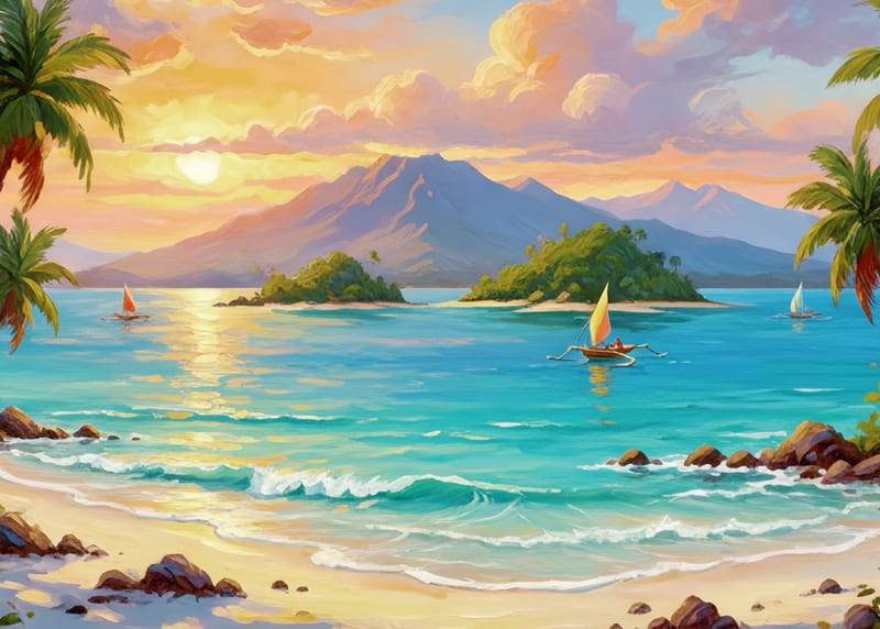 きれいな海に隣接するサザランドイメージ