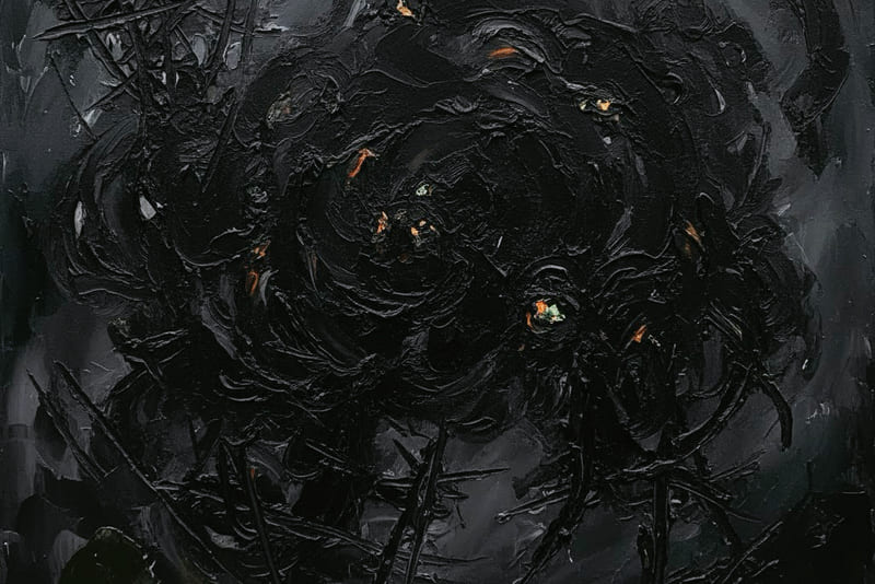 黒い不吉なイメージ