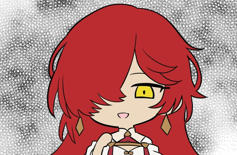 イアサント王太后ちびキャライラスト